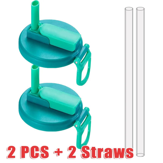 Colorful Reusable Can Lids + Straws – Spill-Free Sips for Soda, Beer, Juice